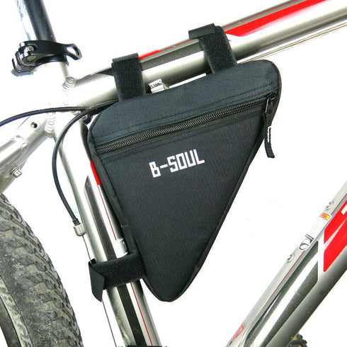 Saddle bag riding bicycle mountain bike bag triangle