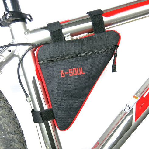 Saddle bag riding bicycle mountain bike bag triangle