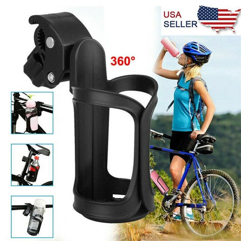 Water Bottle Cage Mount Drink Bicycle Handlebar Bike
