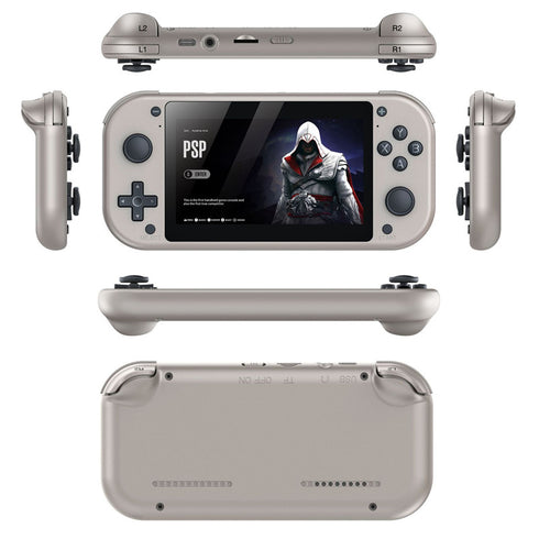 M17 Handheld Portable Game Console Linux PSP N64 Mini 4.3 Inch IPS 3D HD Screen Built 25 Simulators Handheld Retro Game Players