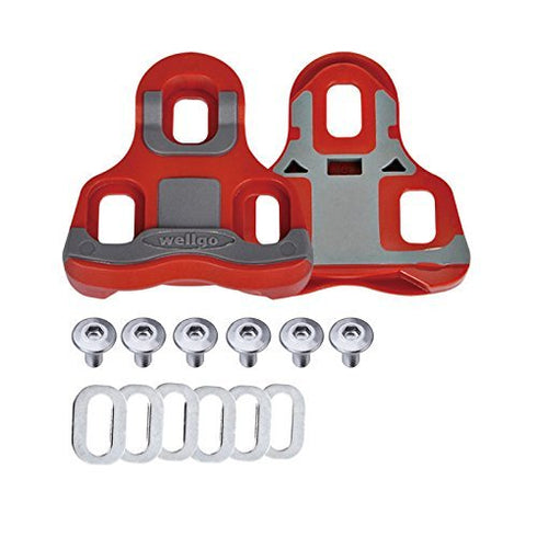 Wellgo Road Bike Pedals and Cleats Compatible with Look Keo - Zol Cycling