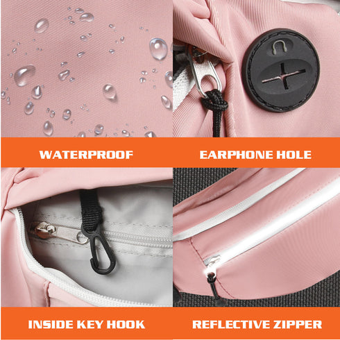 Zol Moda Waist Bag (Pink) - Zol