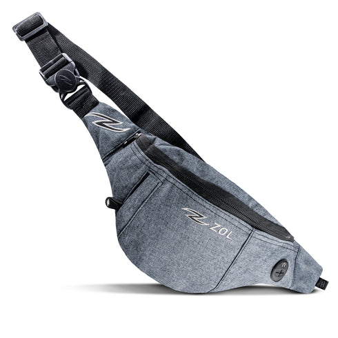 Zol Original Sport and Travel Fashion Fanny Pack Men Women Waist Bag 3 Pockets - Zol