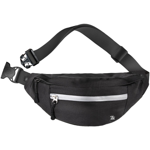 Zol Moda Waist Bag (Black) - Zol